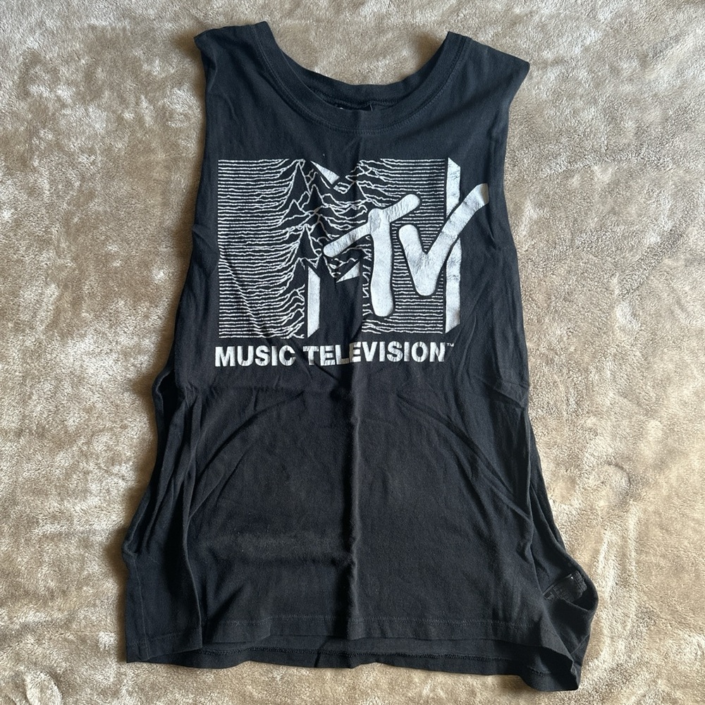 MTV Unknown Pleasures cutoff tank